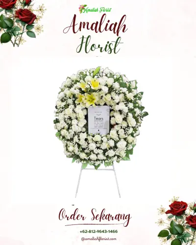 Krans Bunga Duka Cita di Subuk