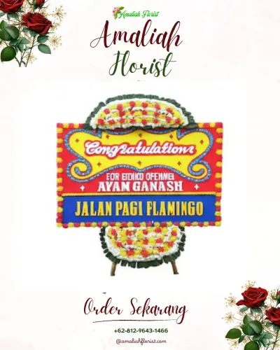 Bunga Papan Congratulation di Subuk